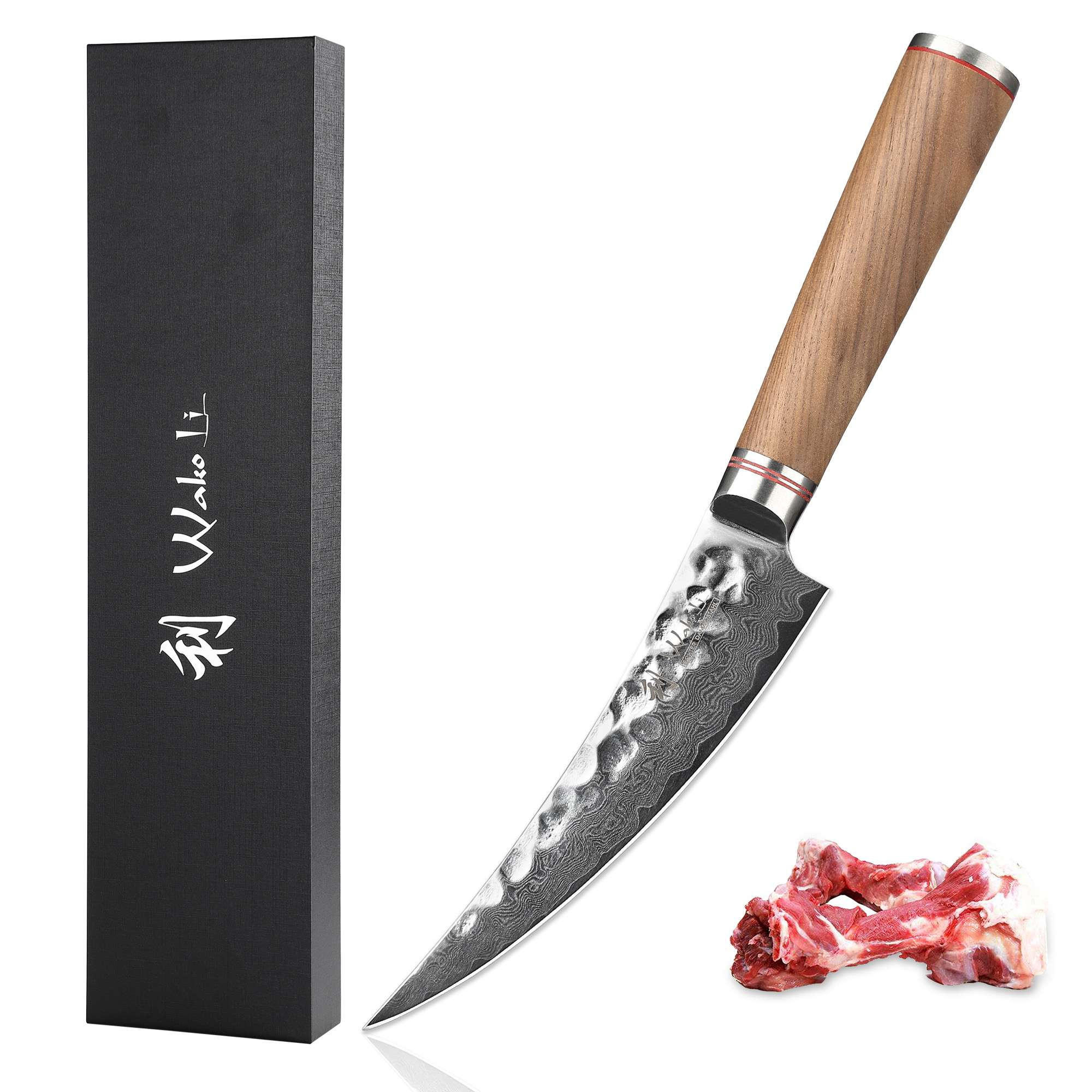 AUSBEINMESSER 16 cm - Nussbaumfarben, Holz/Metall (30cm) - Wakoli