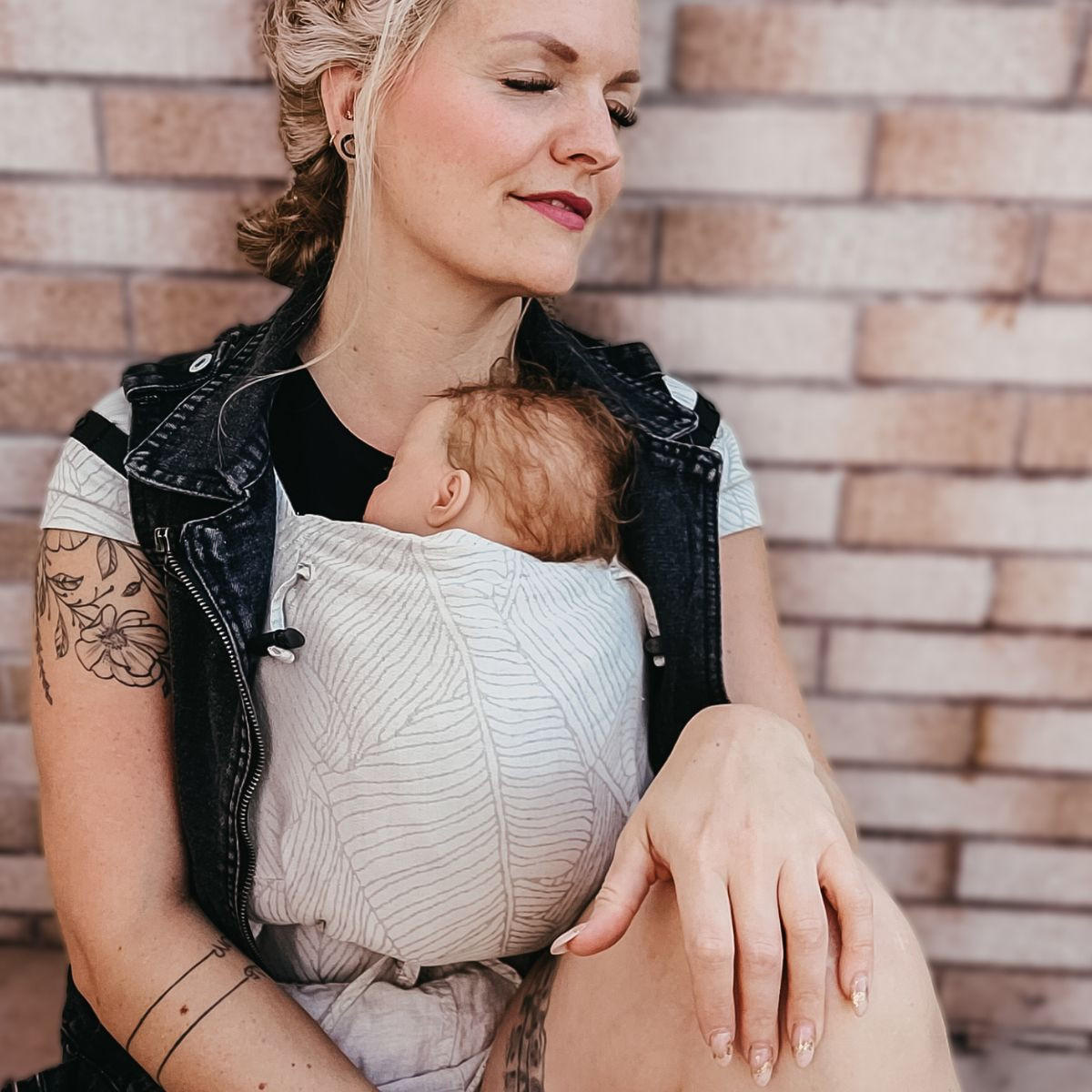 BABYTRAGE Primeo - Creme, Textil (26.5/7.2/38.5cm) - Hoppediz