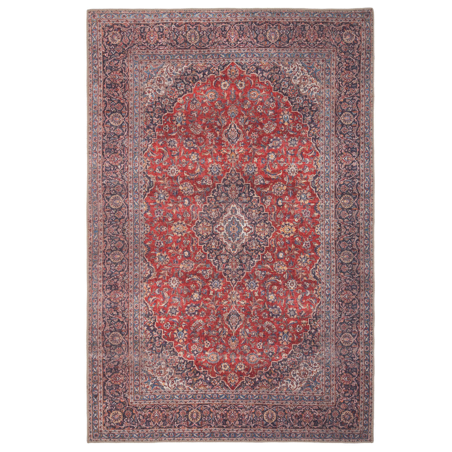FLACHWEBETEPPICH Tullow - Rot, Textil (160/230cm) - Kukoon Rugs