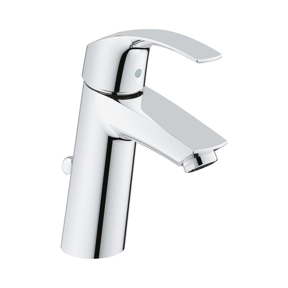 WASCHTISCHARMATUREN Silber 11/3.7/16.9 cm 23322001 - Silberfarben, Metall (3.7/16.9/11cm) - Grohe