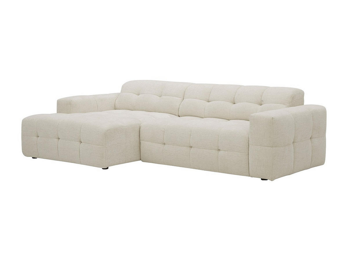 RELAXSOFA - 4 Personen - stoff - beige Vikono - Beige, Kunststoff/Textil (268/77/157cm) - Vente-Unique