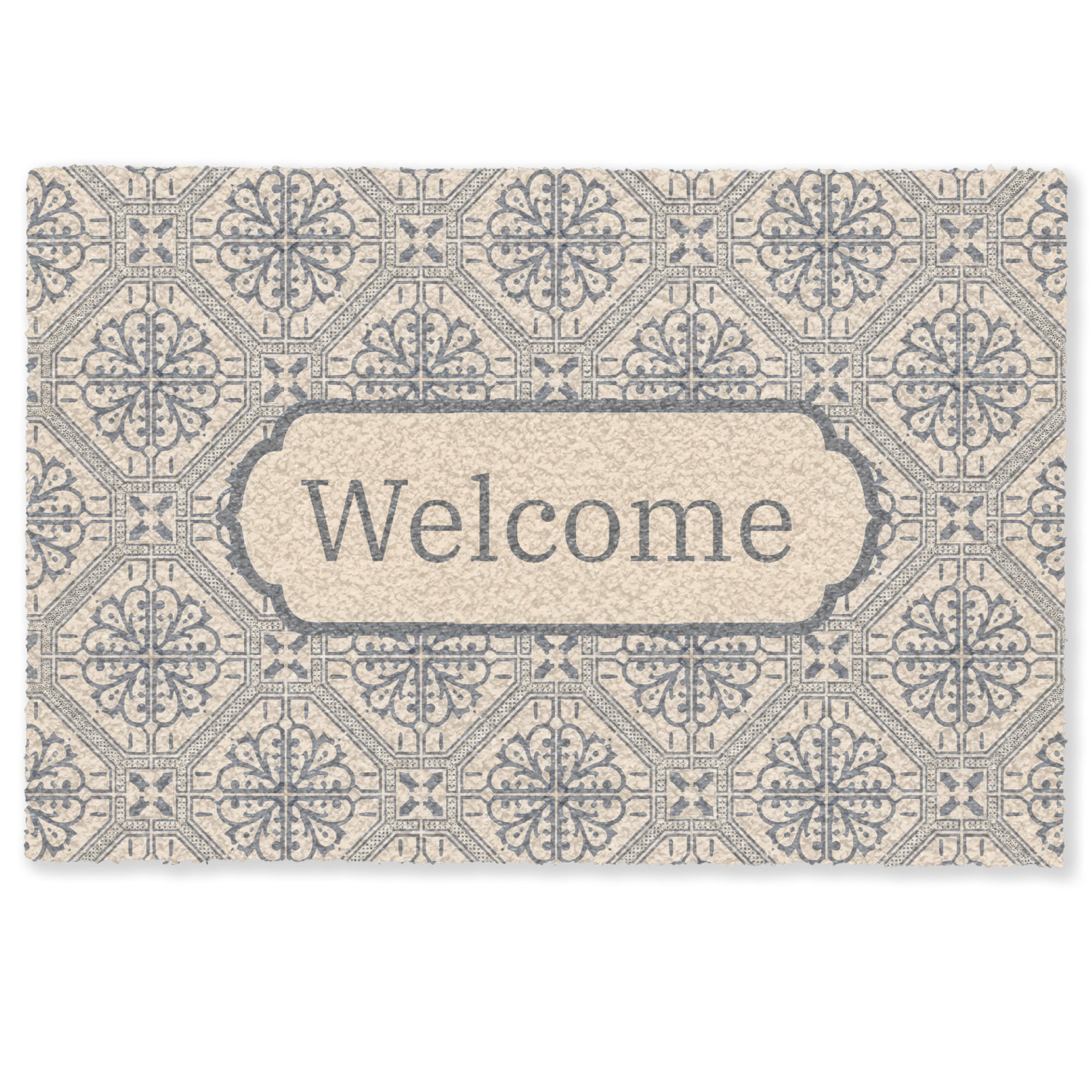 MuchoWow ROHOŽKA Welcome - Classic - Grey 60x40 cm