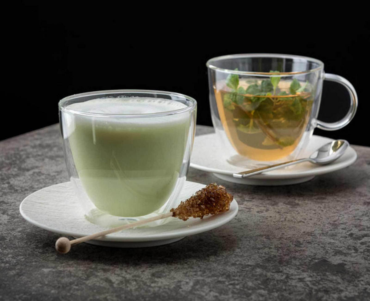 ESPRESSOGLÄSER MIT UNTERTASSEN Manufacture Rock weiß 60 ml 6er Set - Weiß, Kunststoff (0.06L) - Villeroy & Boch