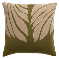 KISSEN Nilos zeder 45 x 45 cm - Grün, Textil (45/45cm) - Vivaraise