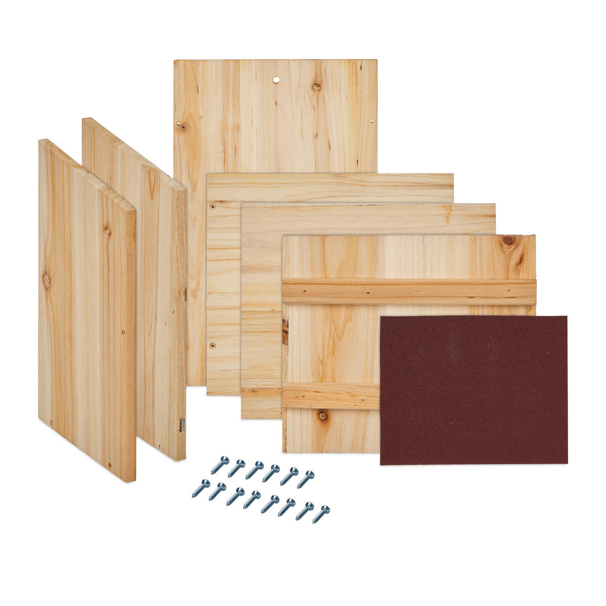 NISTKASTEN - Hellbraun, Holz (22/36/21cm) - Relaxdays