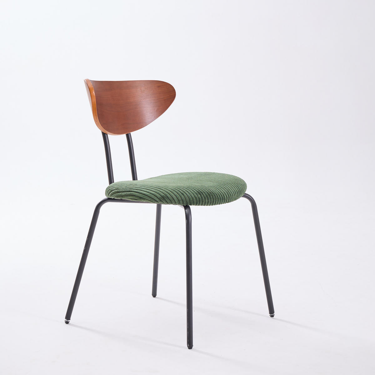 STUHL 2er-Set Stoff Grün - Grün, Textil (48.5/81/57cm) - Nordlys