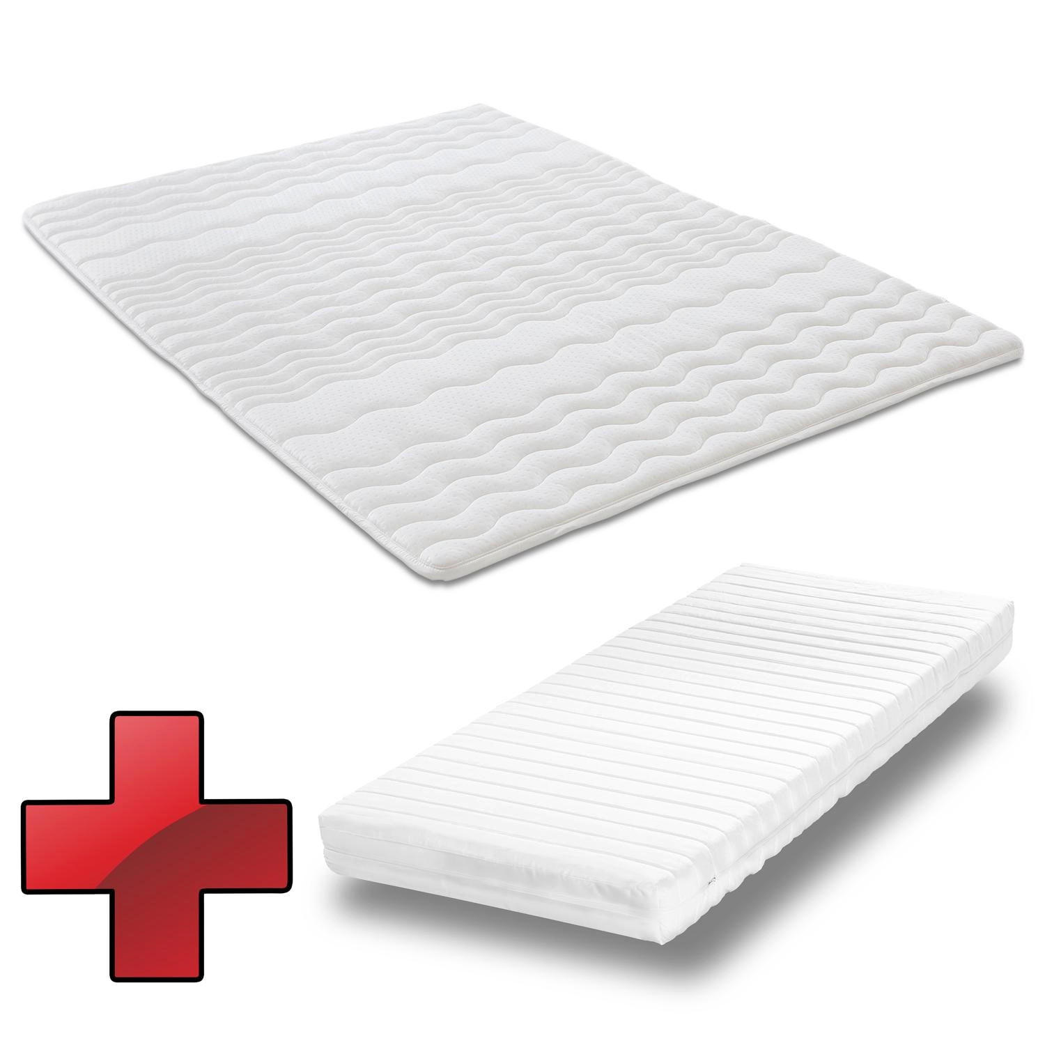 Matratzen Discount Matratze Weiß 90x200 cm