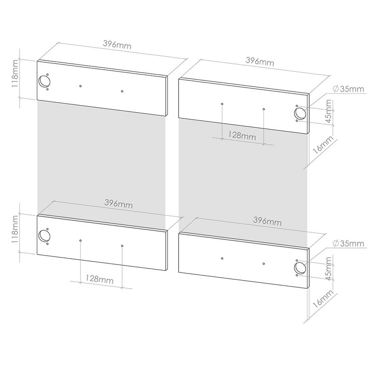 KUCHYŇSKÁ DVÍŘKA R-Line Ušlechtilá šedá - šedá, kompozitní dřevo (79.2/59/1.6cm) - Vicco