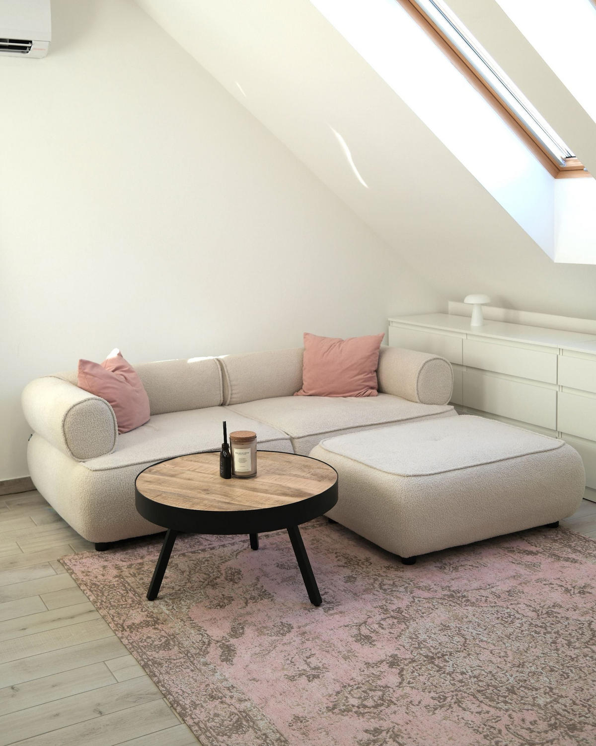 KURZFLOR-TEPPICH Matarim 300/200 cm - Pink, Textil (200/300cm) - Beliani