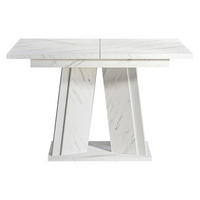 ESSTISCH ausziehbar Doha - Weiß, Holzwerkstoff (80/120/75cm) - MIRJAN24