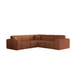 ECKSOFA Univ Celes Premium Ascot Bukla - Kupferfarben, Holzwerkstoff/Textil (246/246cm) - Fun Möbel