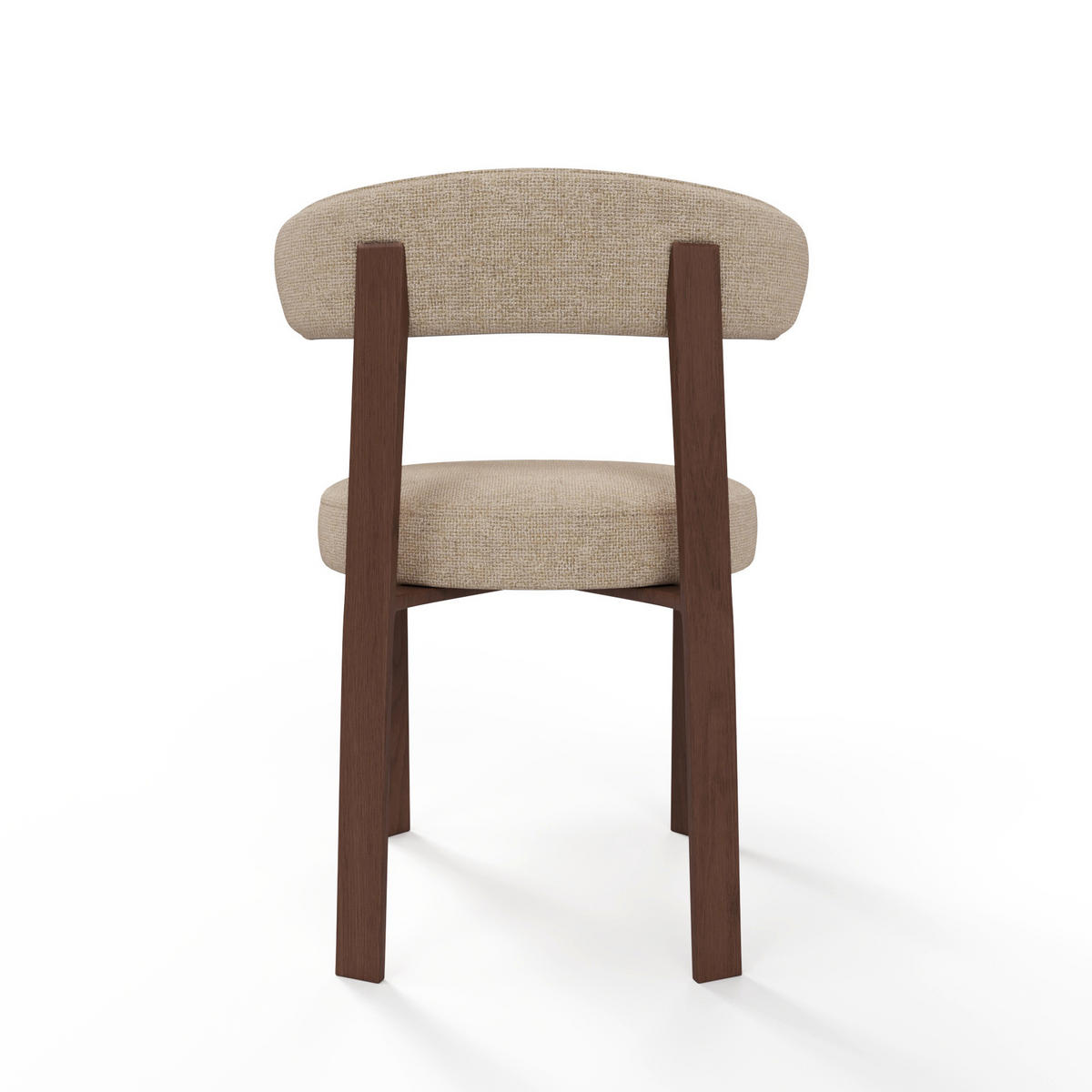 ESSZIMMERSTUHL Chenille-Samt Taupe 51.0 CENTIMETERScm - Taupe, Textil (51/79.5/54.5cm) - Sia Home