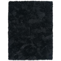 HOCHFLORTEPPICH Schwarz 140 x 200 cm - Schwarz, Kunststoff (140/200cm) - TT Home