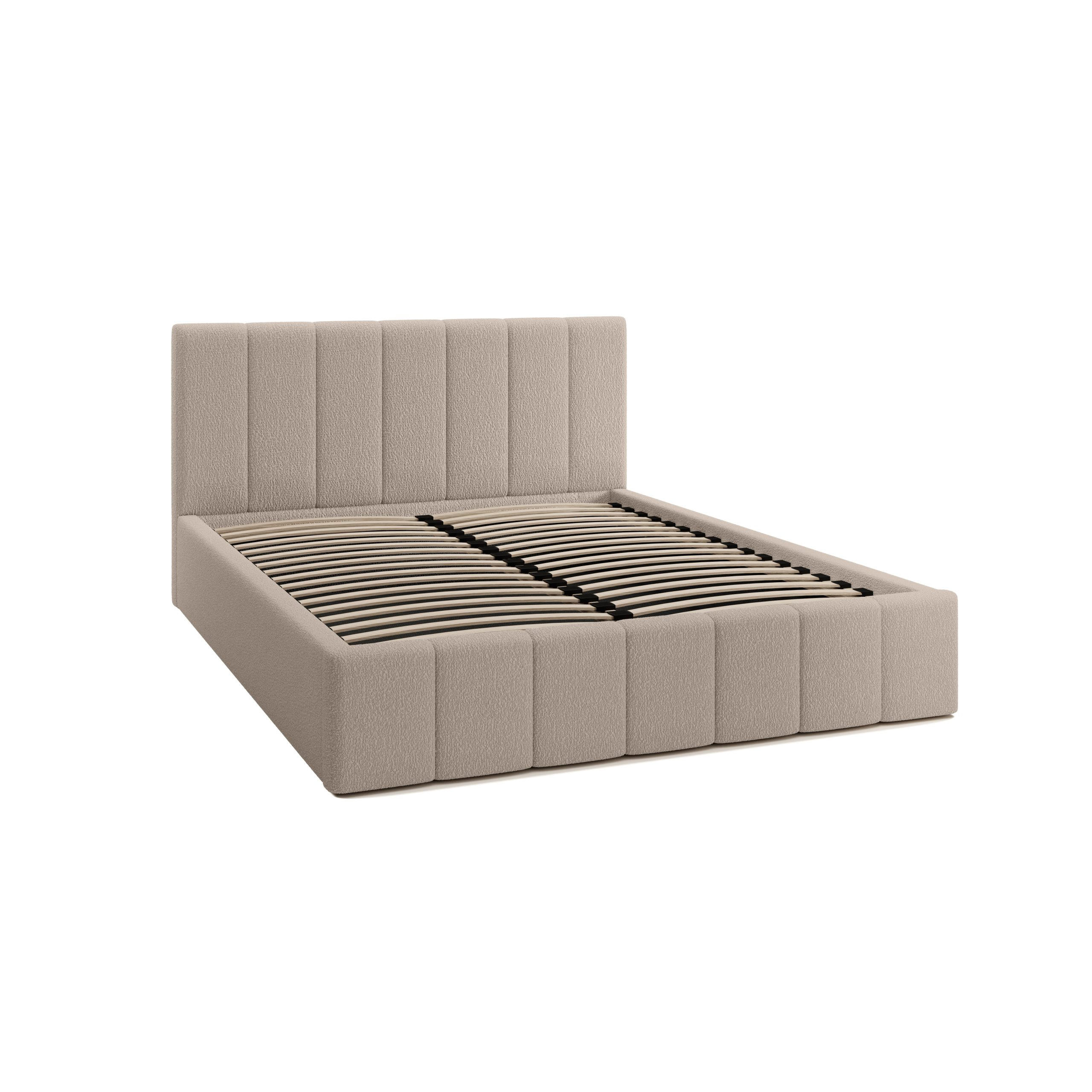 POLSTERBETT Doppelbett Handorf 200x200 cm Beige - Beige, Textil (200/200cm) - Fedve