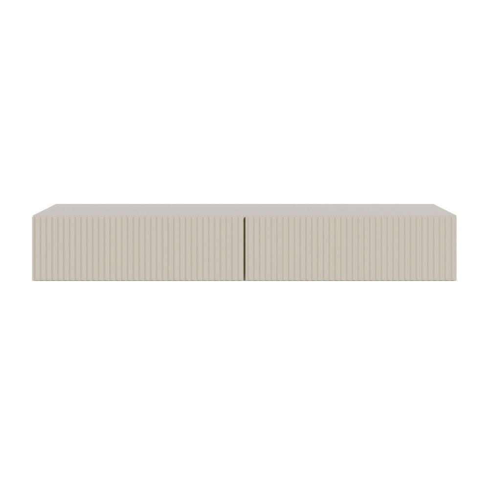 KONSOLE Veldio Graubeige 110 cm - Greige, Holzwerkstoff (110/16/40cm) - Selsey