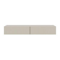 KONSOLE Veldio Graubeige 110 cm - Greige, Holzwerkstoff (110/16/40cm) - Selsey