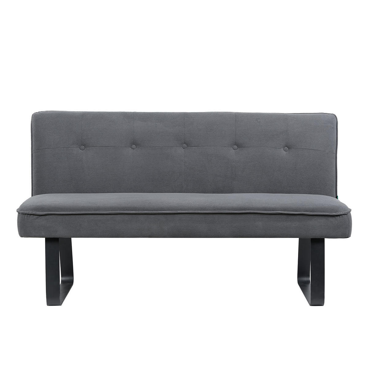 SITZBANK EMILIA - Grau, Metall (156/88/65cm) - DUBI Möbel