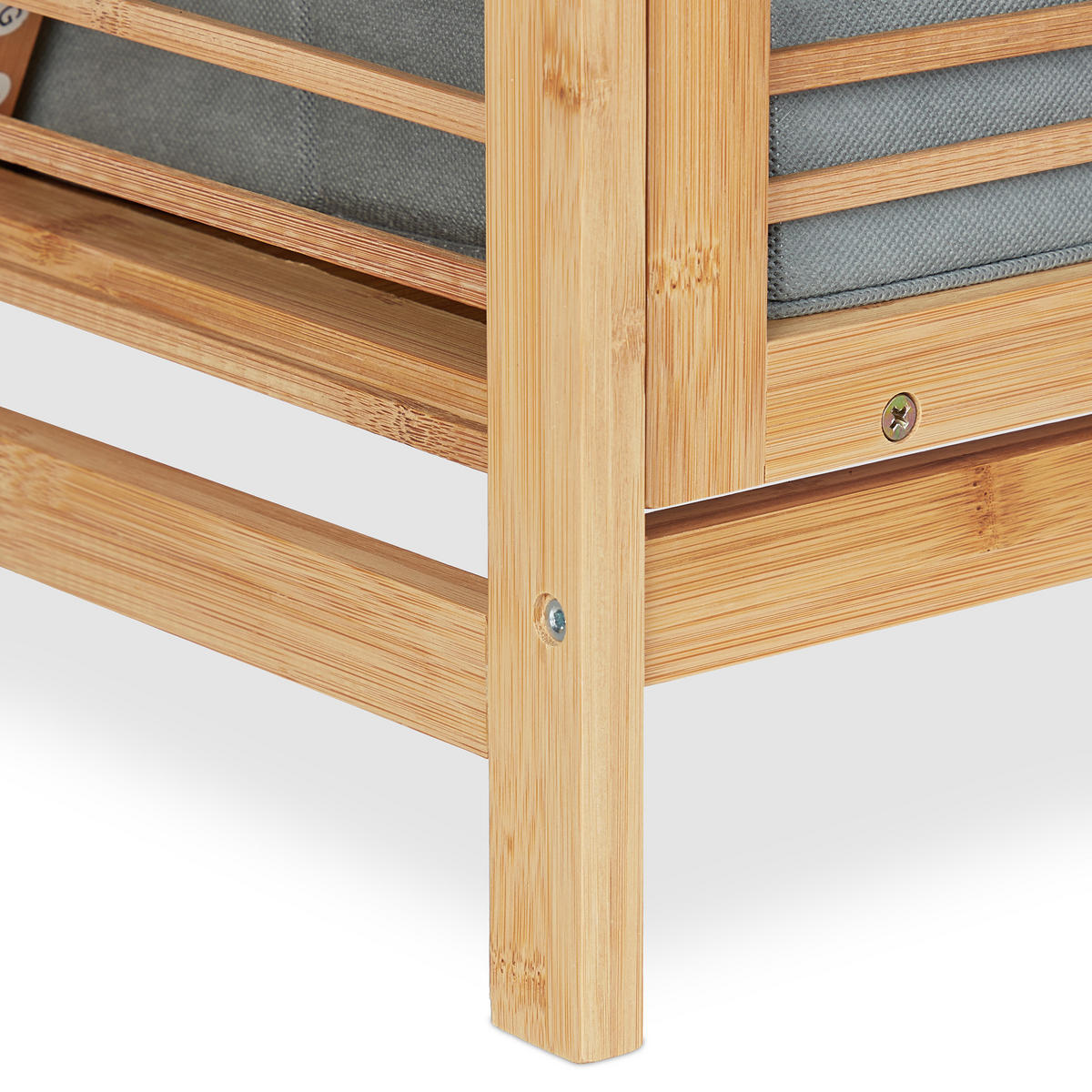 BADREGAL - Multicolor, Holz/Textil (40/95/30cm) - Relaxdays