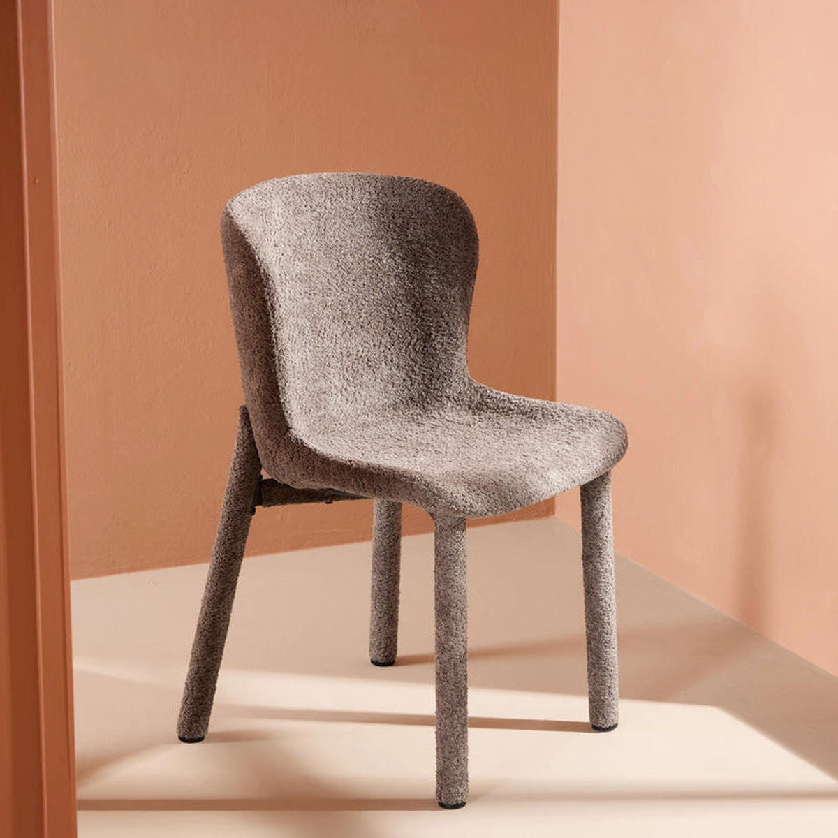 ESSZIMMERSTUHL Pami 2er Set - Braun, Textil (54/83/52cm) - kommodly