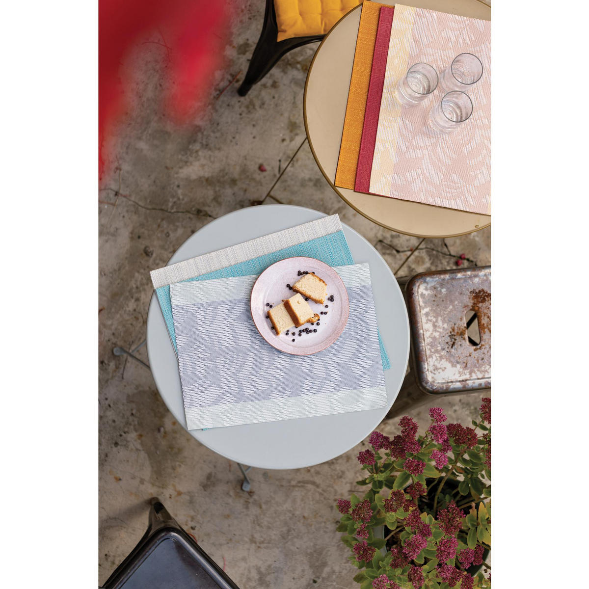 TISCHSET Canna sauerkirsche 33 x 45 cm - Kirschrot, Textil (33/45cm) - Winkler