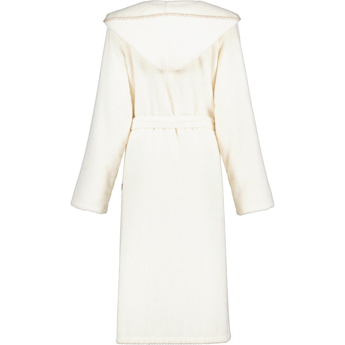 BADEMÄNTEL DAMEN KAPUZE KAPUZE 6219 NATUR - 356 - Beige, Textil (XLnull) - Cawoe