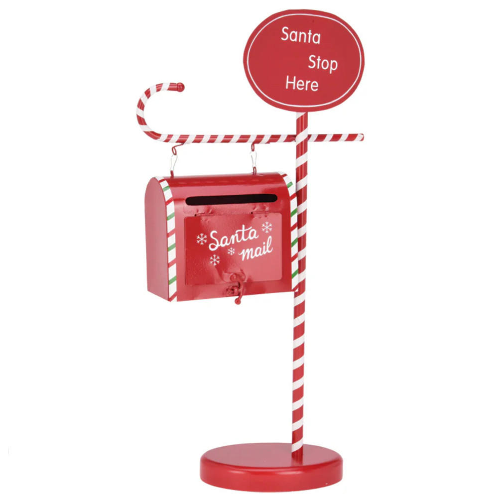 DEKOBRIEFKASTEN Basic Rot 24.5/10/51 cm Metall - Rot, Metall (10/51/24.5cm) - Mondex