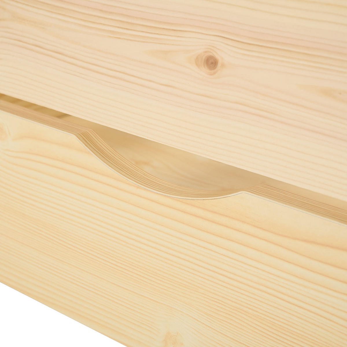 HOLZBETT Natur 160/200 cm Doppelbett mit Schubladen - Naturfarben, Holz (160/200cm) - Homestyle4u