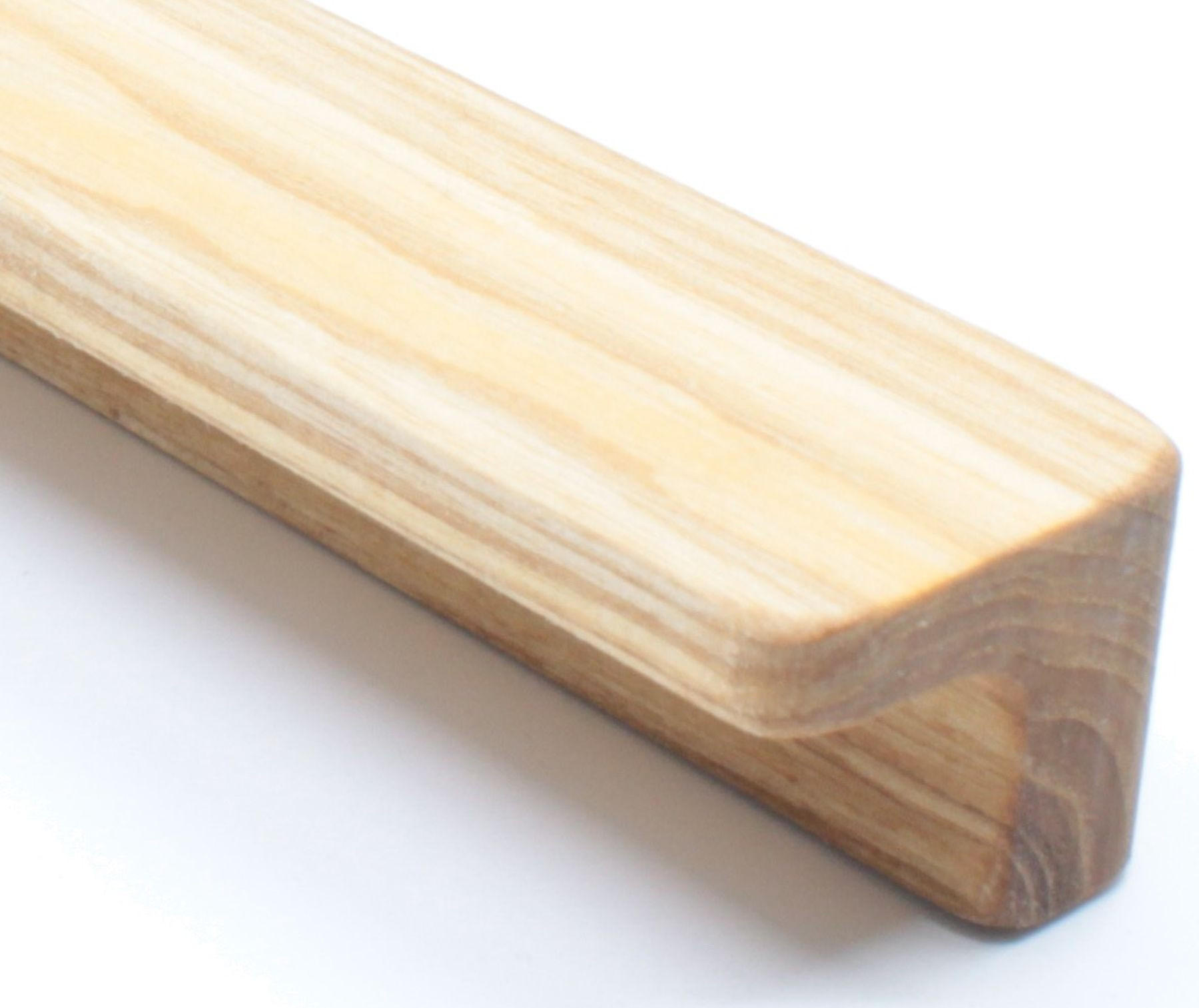 Thumbnail - Griffleiste, Natur, Holz, Echtholz, 2.5x2x47.2 cm, Schlafzimmer, Kleiderschränke, Schrankzubehör