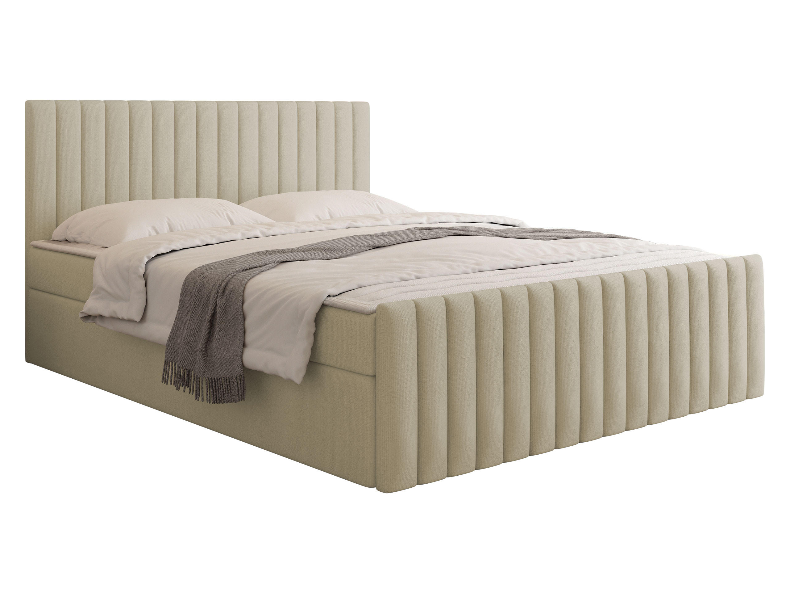 BOXBETT Tirulo Fix - H3 - Schwarz/Naturfarben, Holzwerkstoff/Kunststoff (180/200cm) - MIRJAN24
