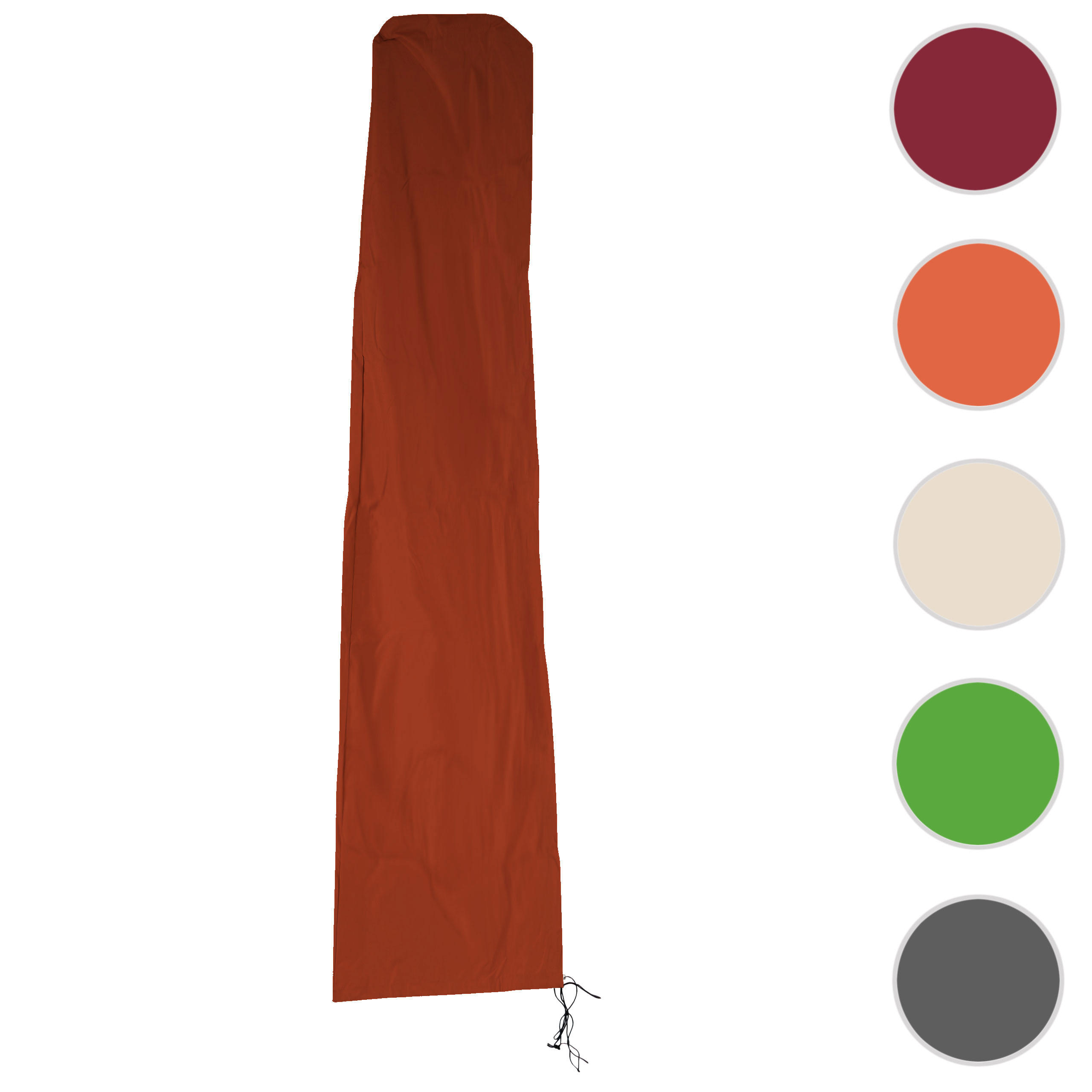 SCHUTZHÜLLE MCW FÜR AMPELSCHIRM BIS 3,5M Orange - Orange, Textil (60/265/60cm) - MCW