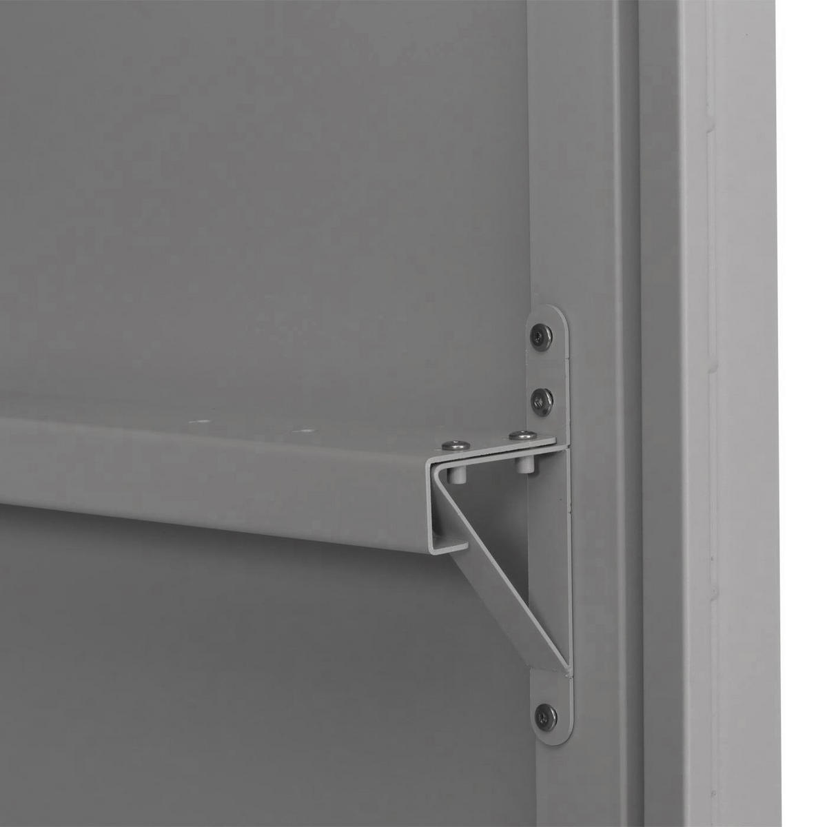 FAHRRADGARAGE 2er 160x113x209cm abschließbar Metall Hellgrau - Hellgrau, Metall (113/160/209cm) - PROREGAL