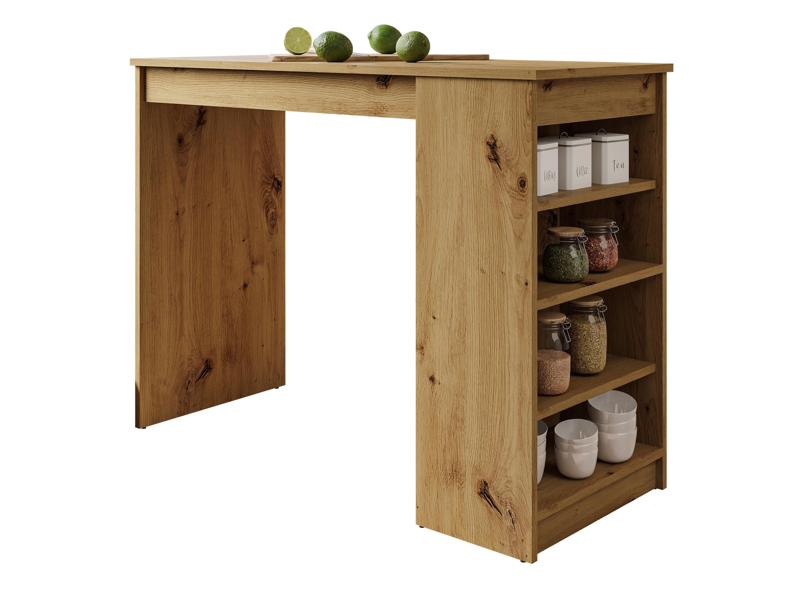 BARTISCH Zotino - Braun, Holzwerkstoff (115/102/50cm) - MIRJAN24