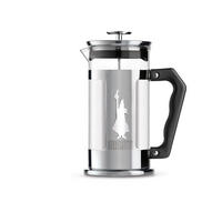 KAFFEEBEREITER Smart 1 L, Glas, Schwarz - Schwarz, Glas (14/22/14cm) - Bialetti