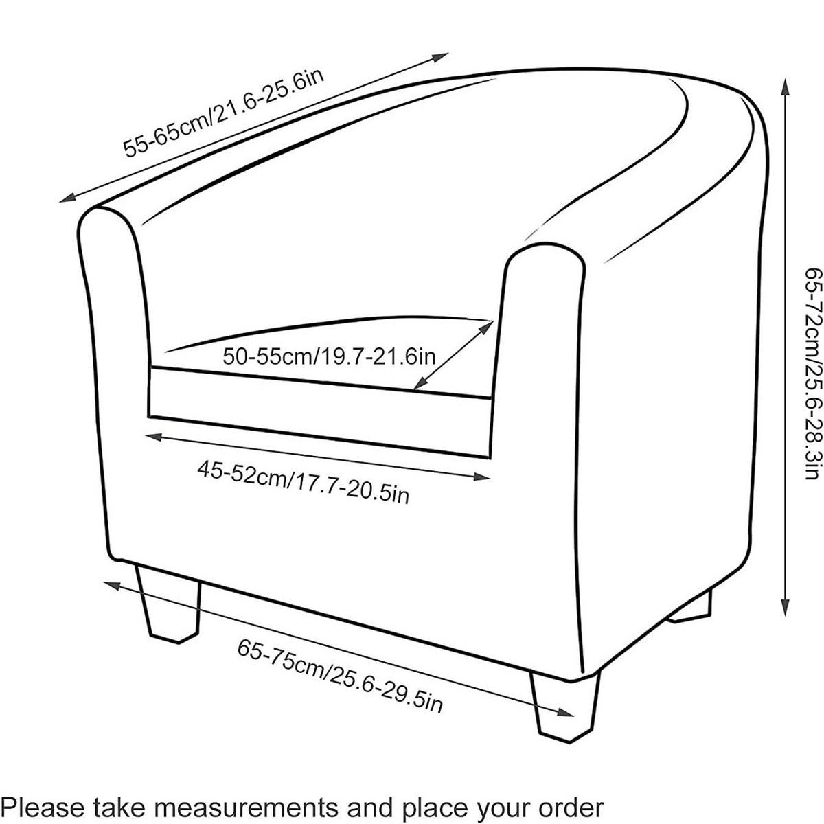 SOFA-ÜBERZUG – Einzelsitzer 65–75 cm – Hellgrün - Grün, Textil (65/55cm)