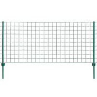 METALLZAUN Stahl 20/1 M Grün - Grün, Metall (3/100cm) - vidaXL