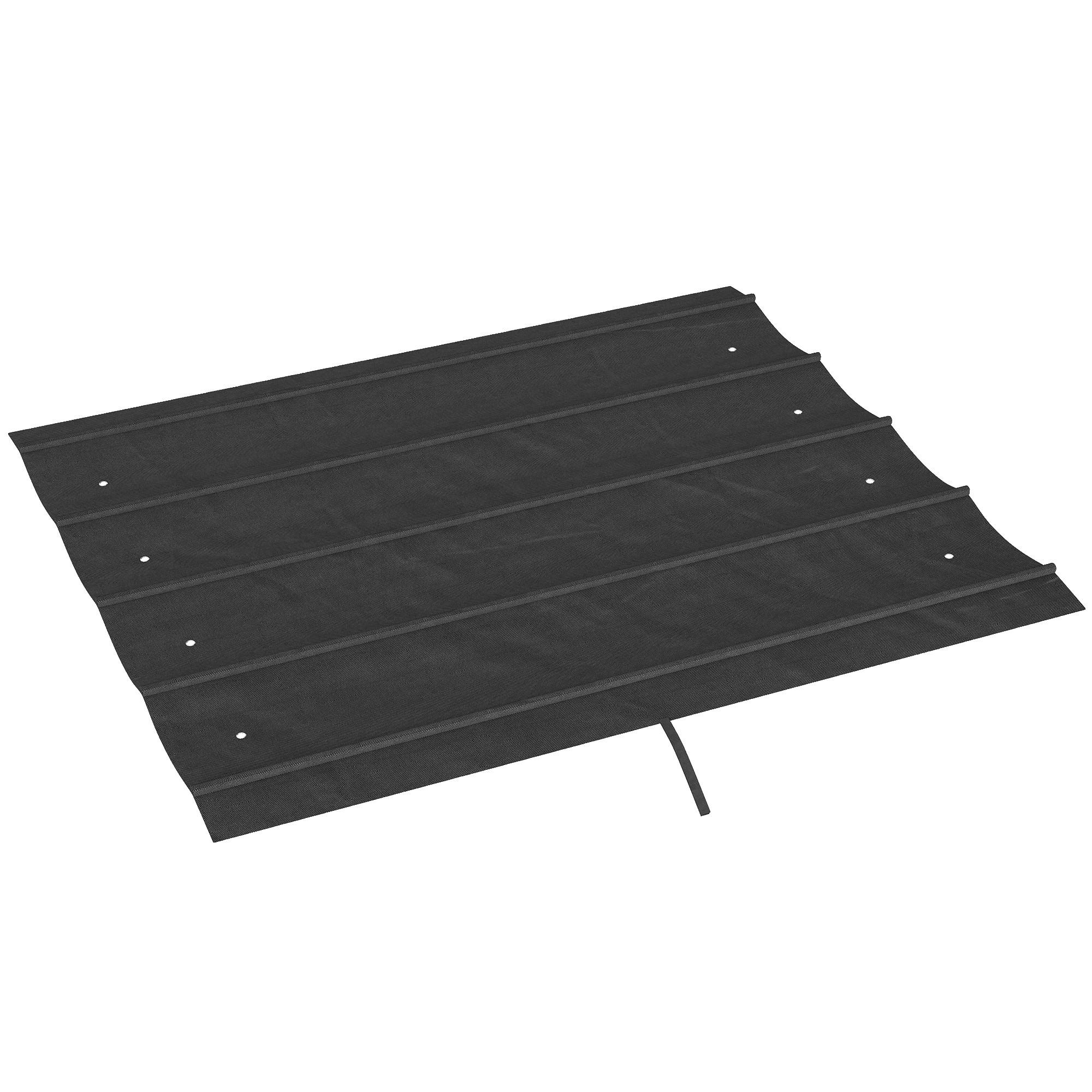 ERSATZDACH für Pergola, Dunkelgrau - Dunkelgrau, Kunststoff (245/23/286cm) - Outsunny