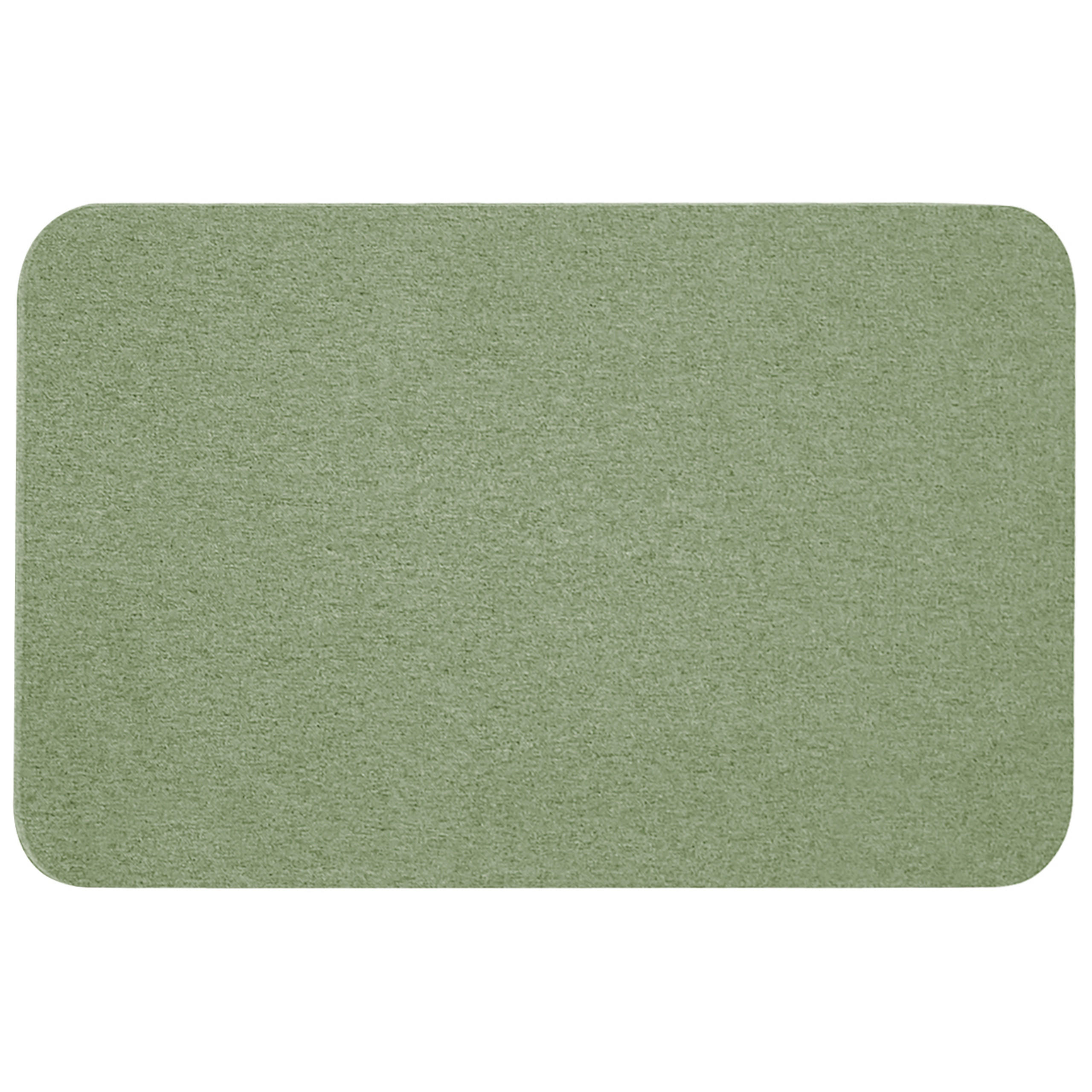SCHREIBTISCHTRENNWAND 72 x 40 cm Hellgrün Wally - Grün, Textil (72/40/2cm) - Beliani
