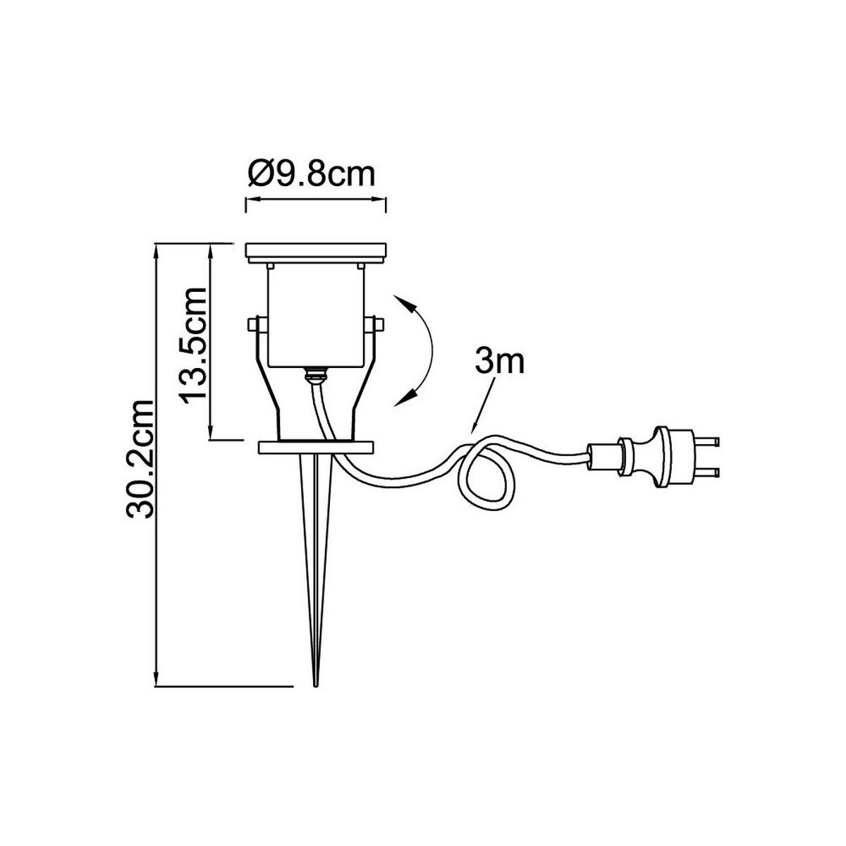 LED AUSSENLEUCHTE STYLE Edelstahl Silber 2er Set - Silberfarben, Glas (9.8/9.8/30.5cm) - Globo Lighting