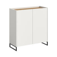 SCHUHKOMMODE DRIVE (B/H/T: ca. 90/97/38 cm) in Weiß/weiß - Weiß, Holzwerkstoff (90/97/38cm)