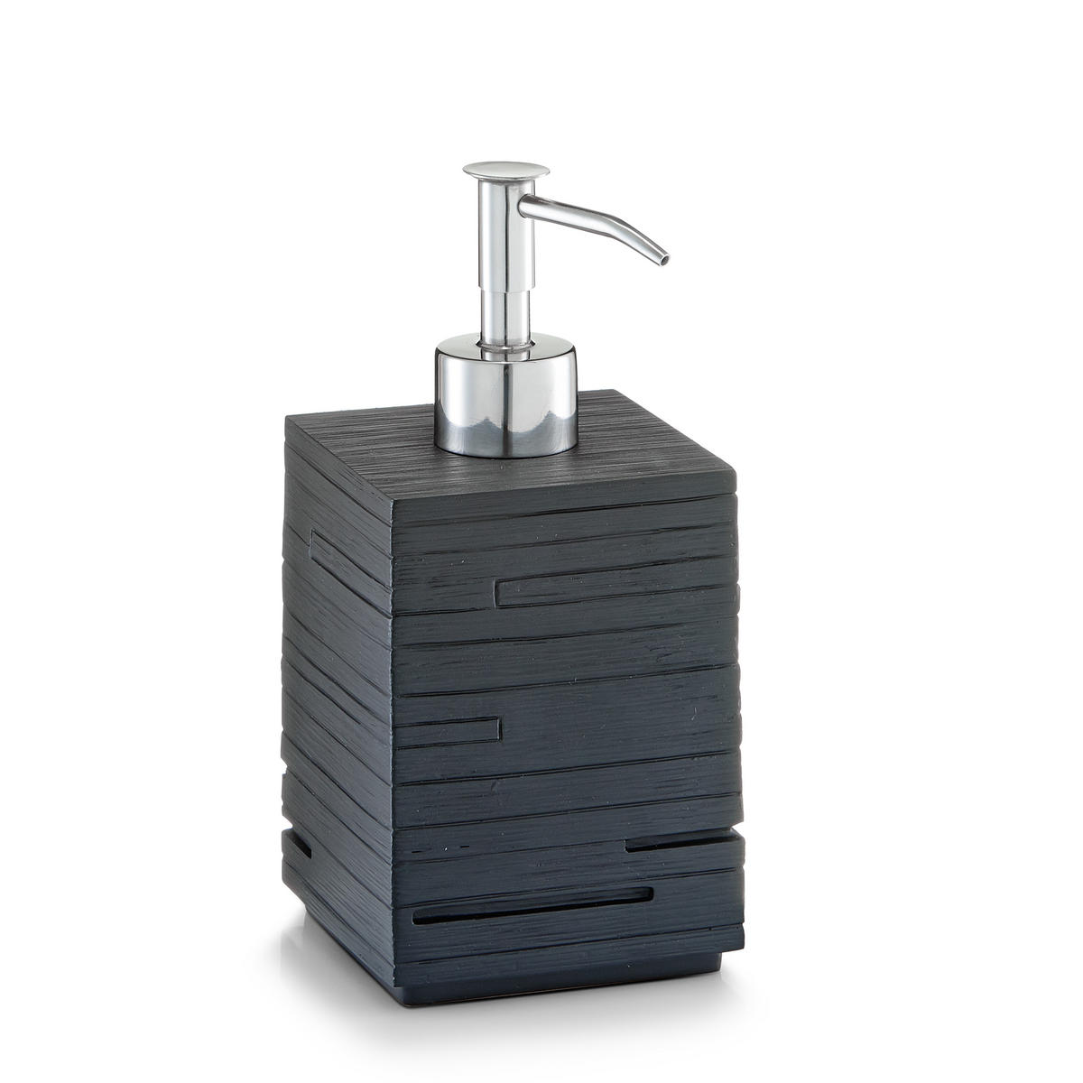 SEIFENSPENDER, Schiefer-Optik - Schwarz - Schwarz, Stein (8/16/8cm)