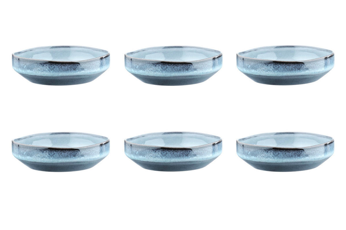 SCHALEN Genesis Ø17cm - 6er-Set - Meer - Blau, Keramik (17cm) - Björn
