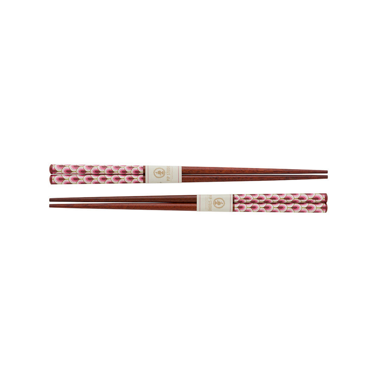 GESCHENKSET Rund oriental blumenfestival dark rosa - Rosa, Keramik (21.3cm) - Pip Studio