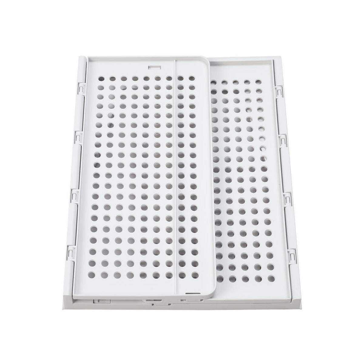 KLEIDERSCHRANK-ORGANIZER weiß 8er-Set 43x33x18cm - Weiß, Kunststoff (33/18/43cm) - Livingandhome