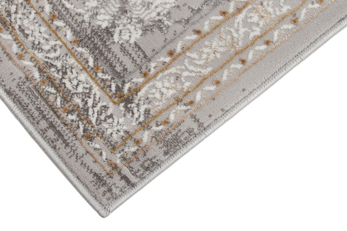 TEPPICH HERA Grau Beige 140/200 cm - Beige/Grau, Textil (140/200cm) - Tapiso