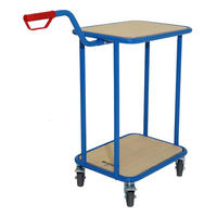 GRIFFROLLER 2 Ladeflächen 102x50x60cm Traglast 250kg Lichtblau - Blau, Metall (60/50/102cm) - PROREGAL