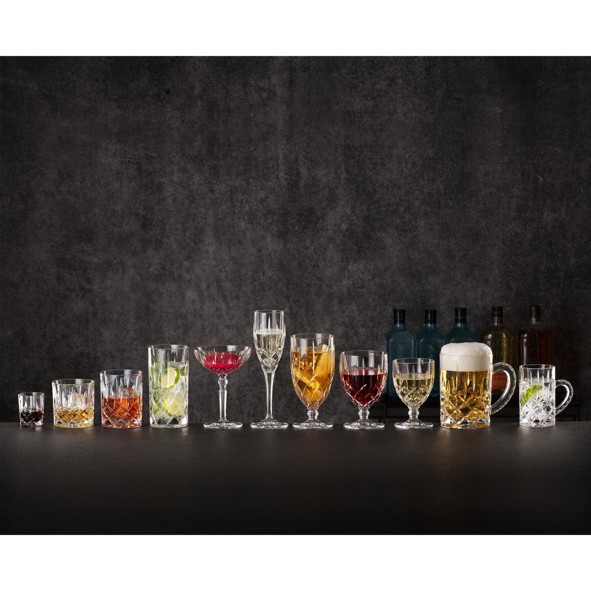 BIERGLÄSER Noblesse transparent 425 ml 4er Set - Transparent, Glas (0.425L) - Nachtmann