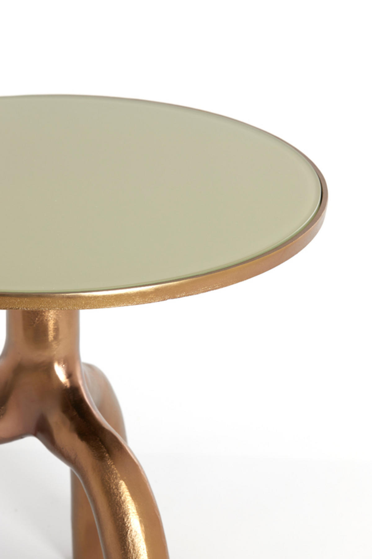 BEISTELLTISCH Mello Braun Ø50,5/45,5 cm - Braun, Metall (50.5/50.5/45.5cm) - Light & Living