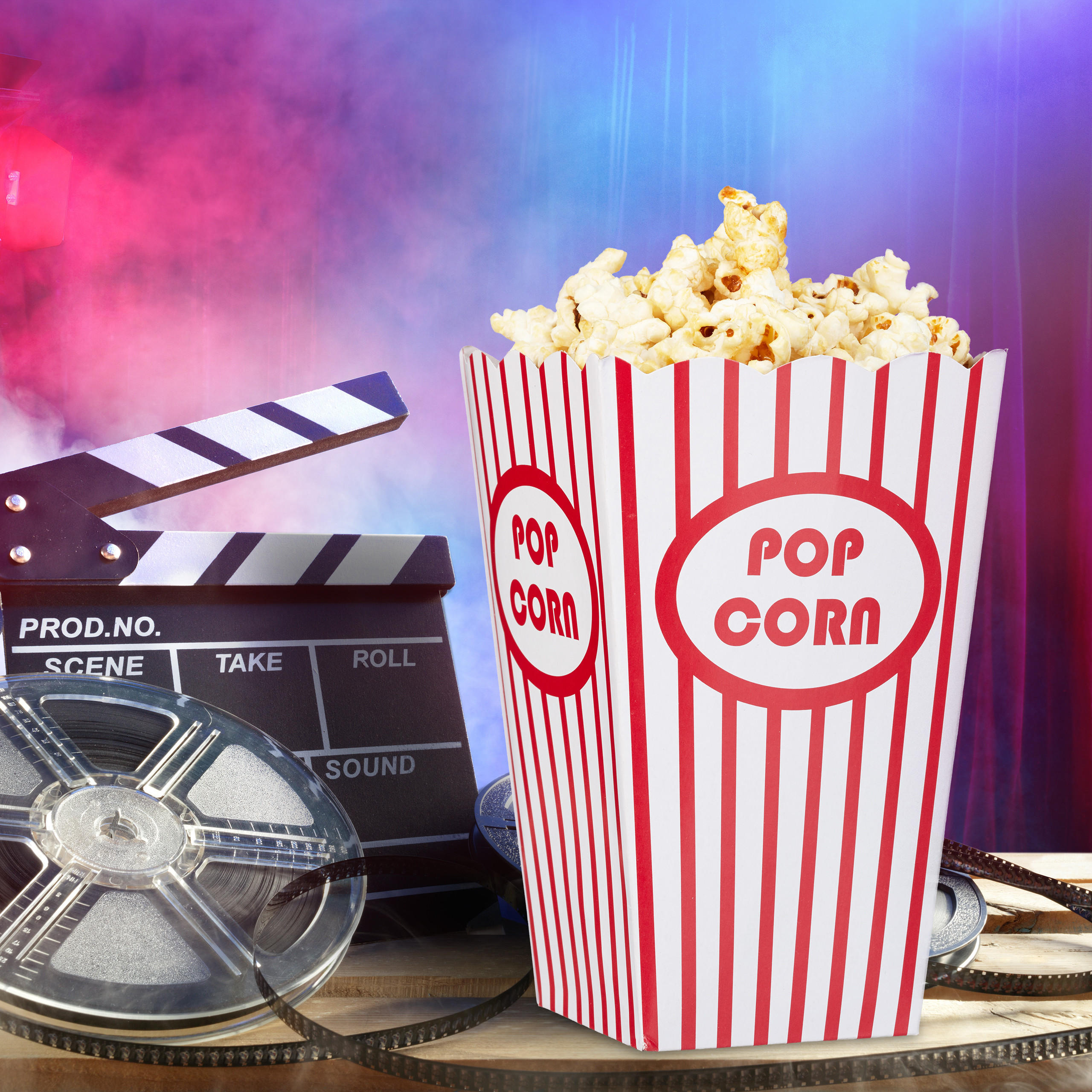 48xPOPCORNTÜTEN - Multicolor, Wellpappe (12/16/10cm) - Relaxdays