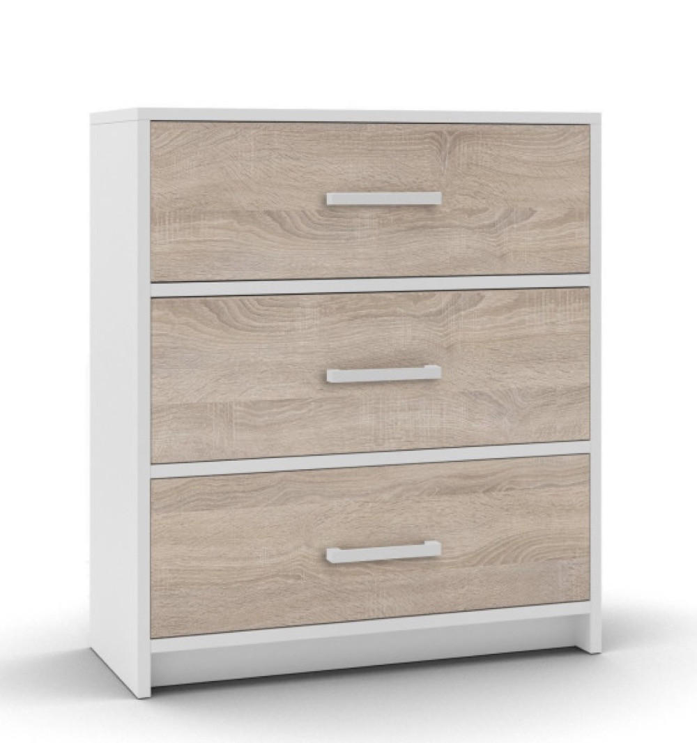 Sepro Meble Sideboard Weiß 80x90x35 cm