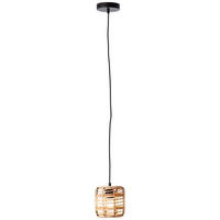 PENDELLEUCHTE Crosstown 99262/06 - Schwarz, Holz (16/16/127cm) - Brilliant